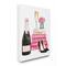 Stupell Industries Fashion Books & Champagne Canvas Wall Art